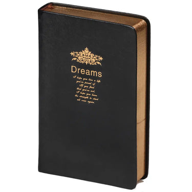 D6045 Kalpa Dreams A5 Vintage Journal Goldtrim Black
